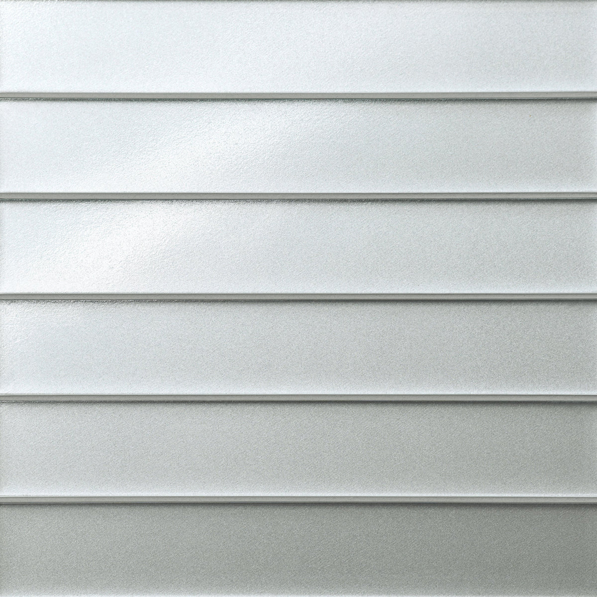 Bedrosians - Kaikos - 2&quot; x 12&quot; Matte Glass Field Tile - Silver