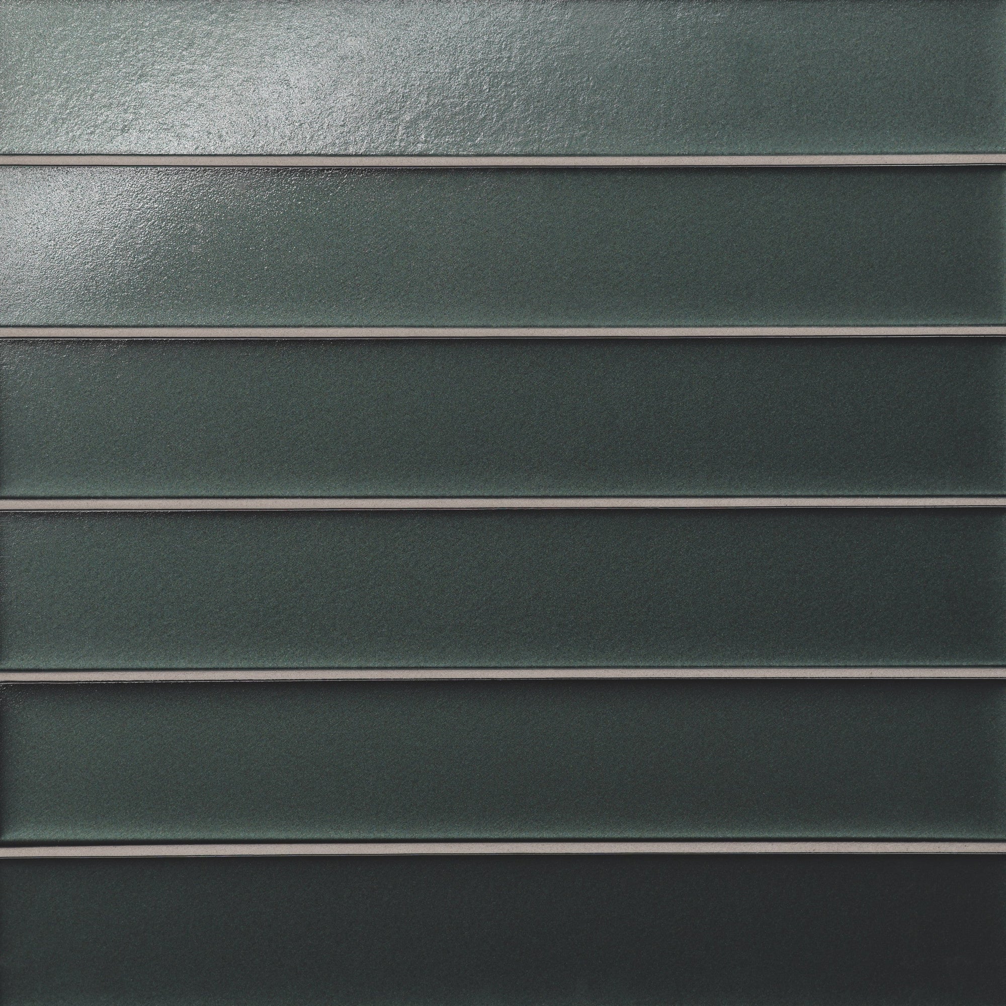 Bedrosians - Kaikos - 2" x 12" Matte Glass Field Tile - Dark Green
