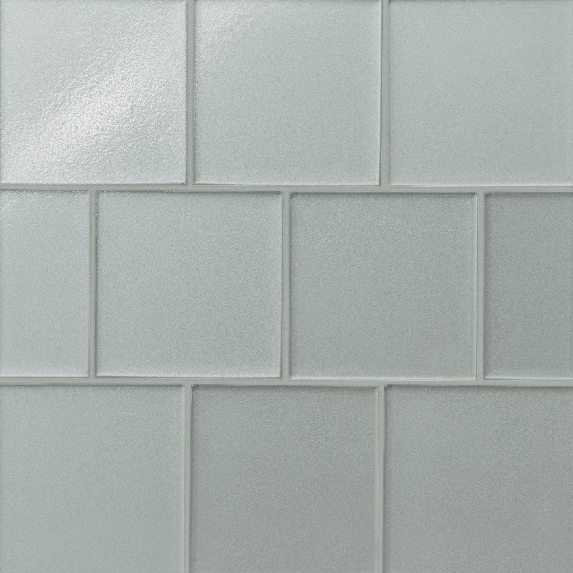 Bedrosians - Kaikos - 4" x 4" Matte Glass Field Tile - Silver