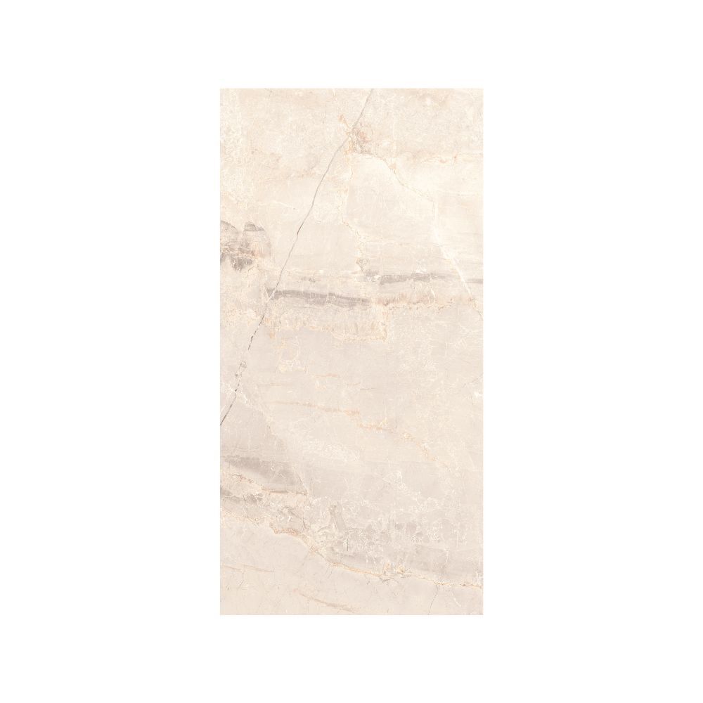 Cobsa - Sylvia Series 12 in. x 24 in. Rectified Porcelain Tile - Polished Ivory