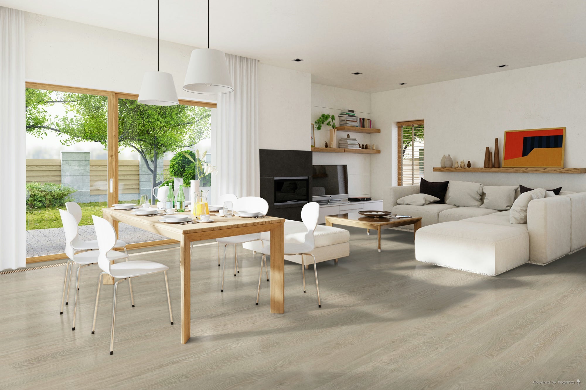 Engineered Floors - Atmosphere Collection - 7 in. x 48 in. - Aurora