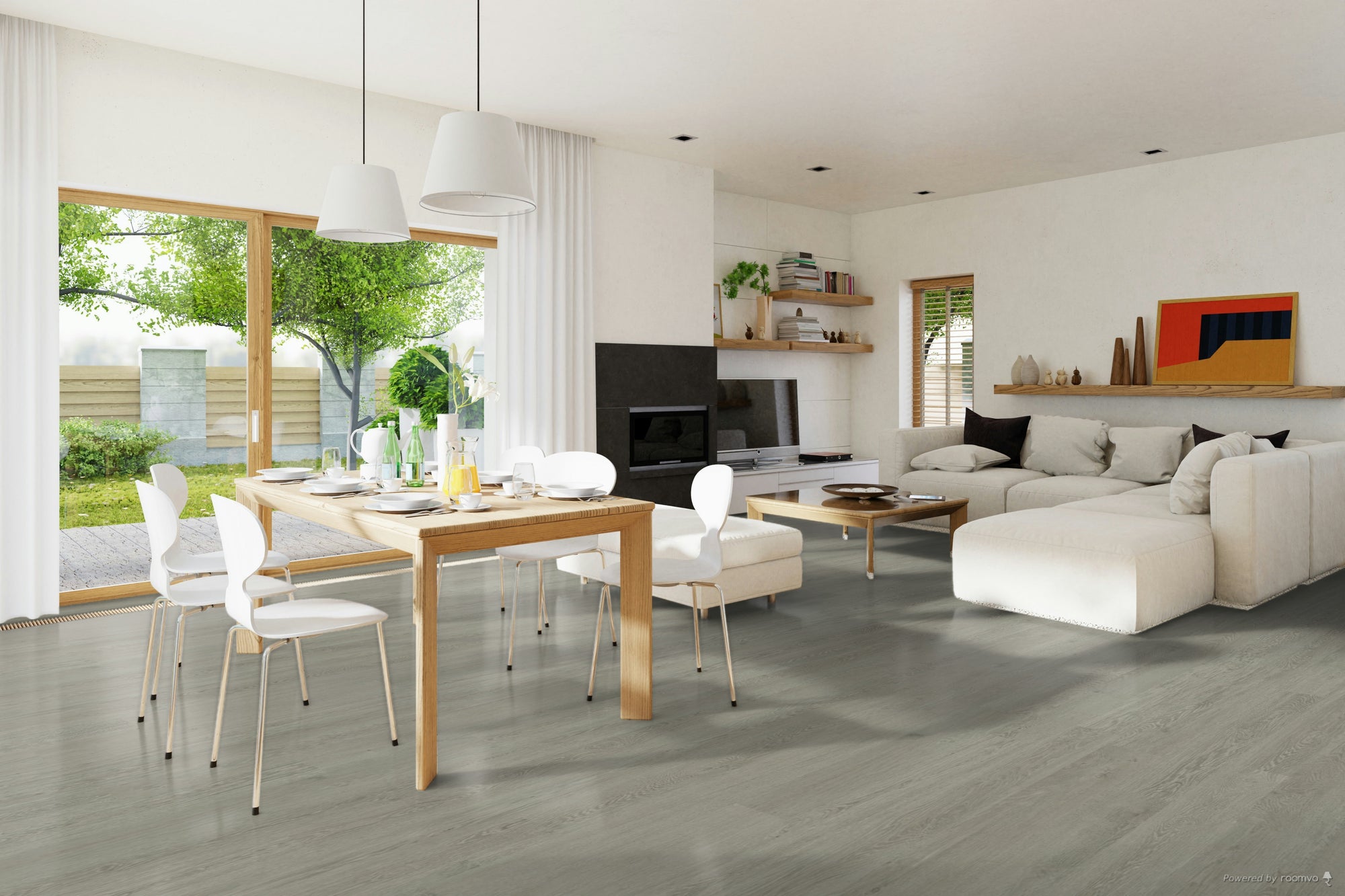 Engineered Floors - Atmosphere Collection - 7 in. x 48 in. - Galaxy