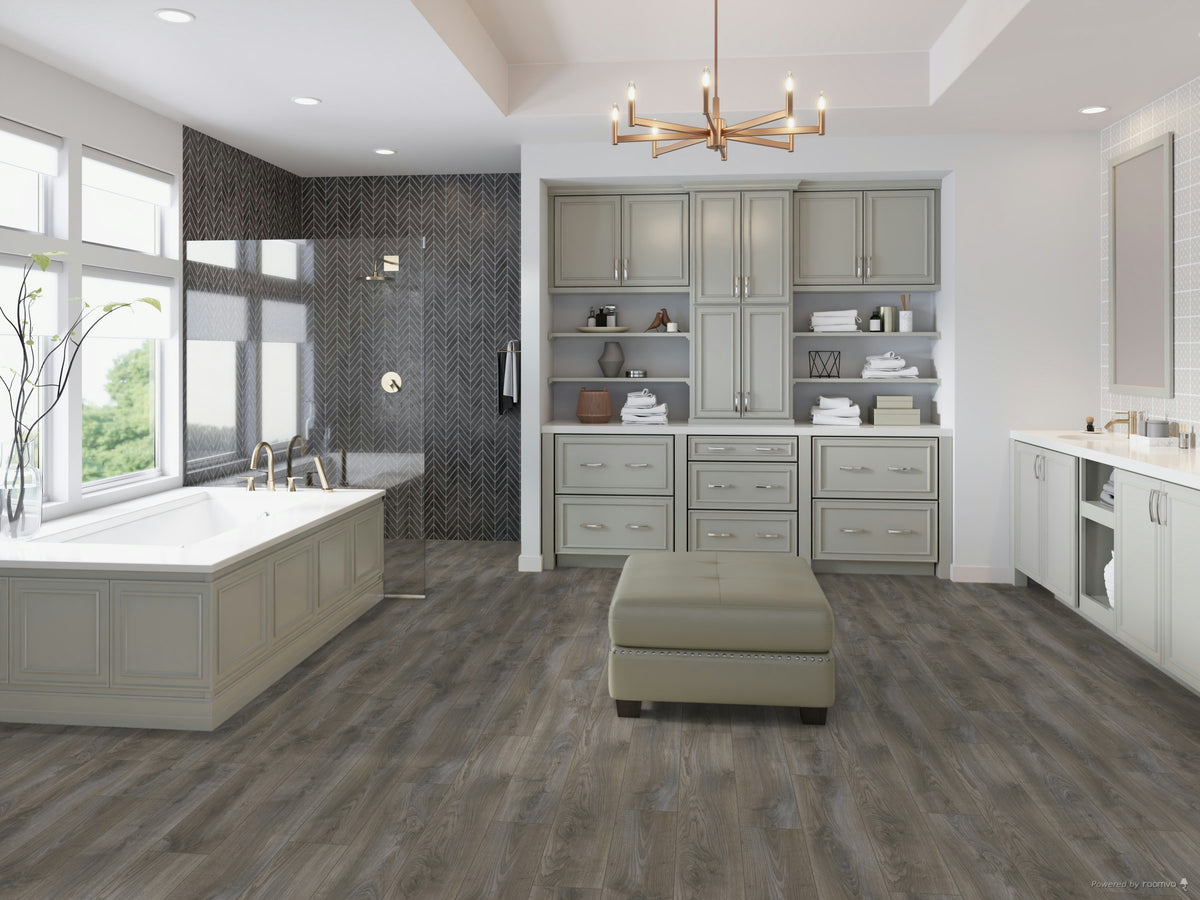 Engineered Floors - Wood Tech Collection - 7 in. x 54 in. - Cloud Forest Installed
