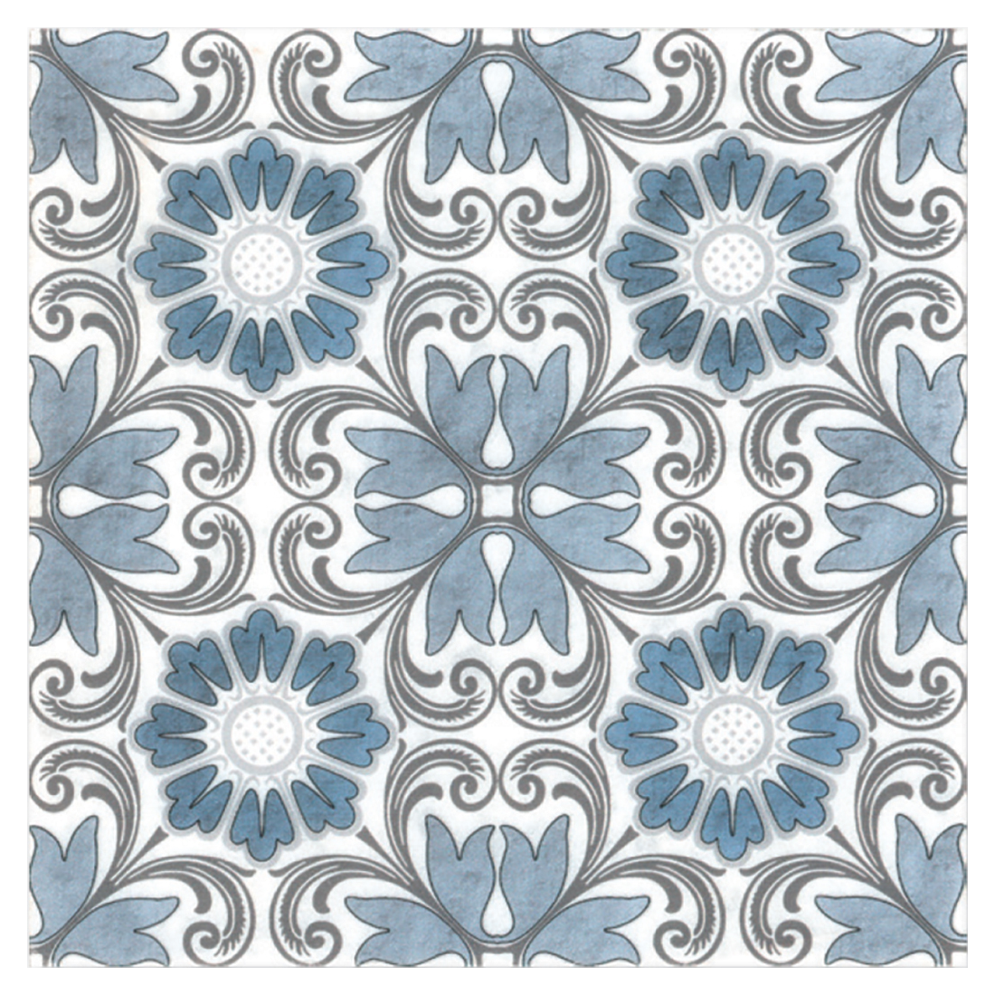 DW Tile &amp;amp; Stone - Painted Marble Series 6 in. x 6 in. Marble Tile - PM03