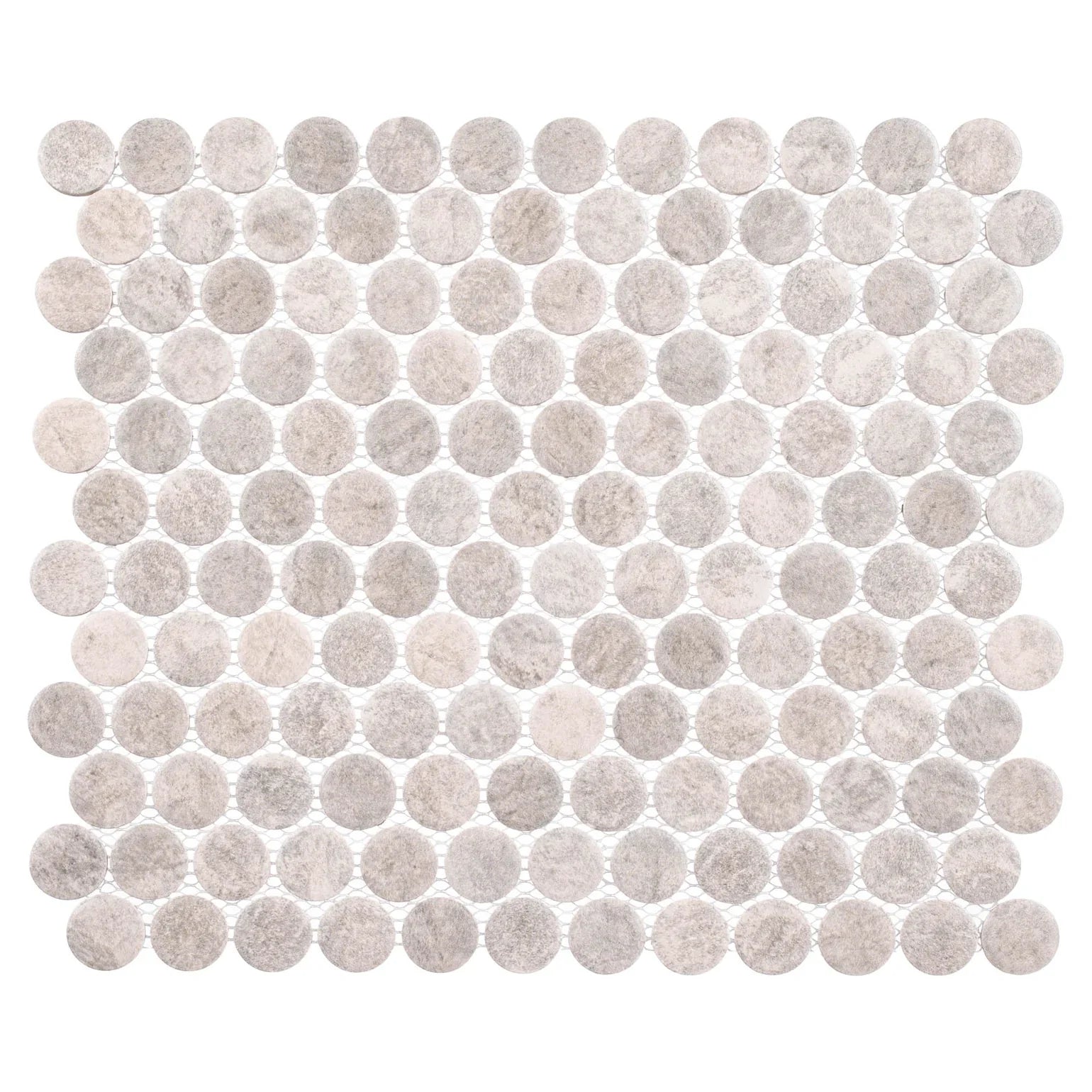 Bellagio - Belworth Collection Porcelain Penny Round Mosaic - Elfan