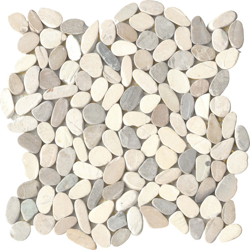 Emser Tile - Opuscar - Stone Pebble Mosaic - Light