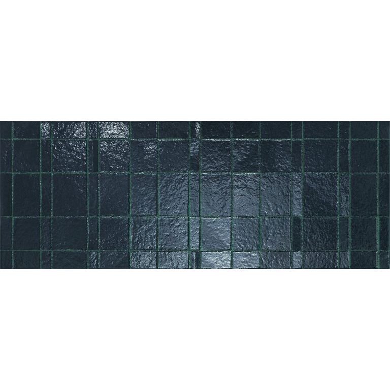 Soci Tile - Elements 18" x 47" Subway Tile - Cobalt Frame Glossy