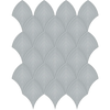 See Arizona Tile - S-Series - Porcelain Scallop Mosaic - Cloud Blue
