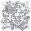 See Elysium - Growing Dusk 11.5 in. x 11.5 in. Porcelain Mosaic