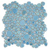 See Elysium - Growing Jewel Blue 11.5 in. x 11.5 in. Porcelain Mosaic