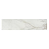 See American Olean - Mythique Marble - 3 in. x 24 in. Bullnose - Calacatta Venecia Matte