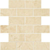 See American Olean Mirasol 2 in. x 4 in. Glazed Ceramic Body Brick-joint Mosaic - Crema Laila