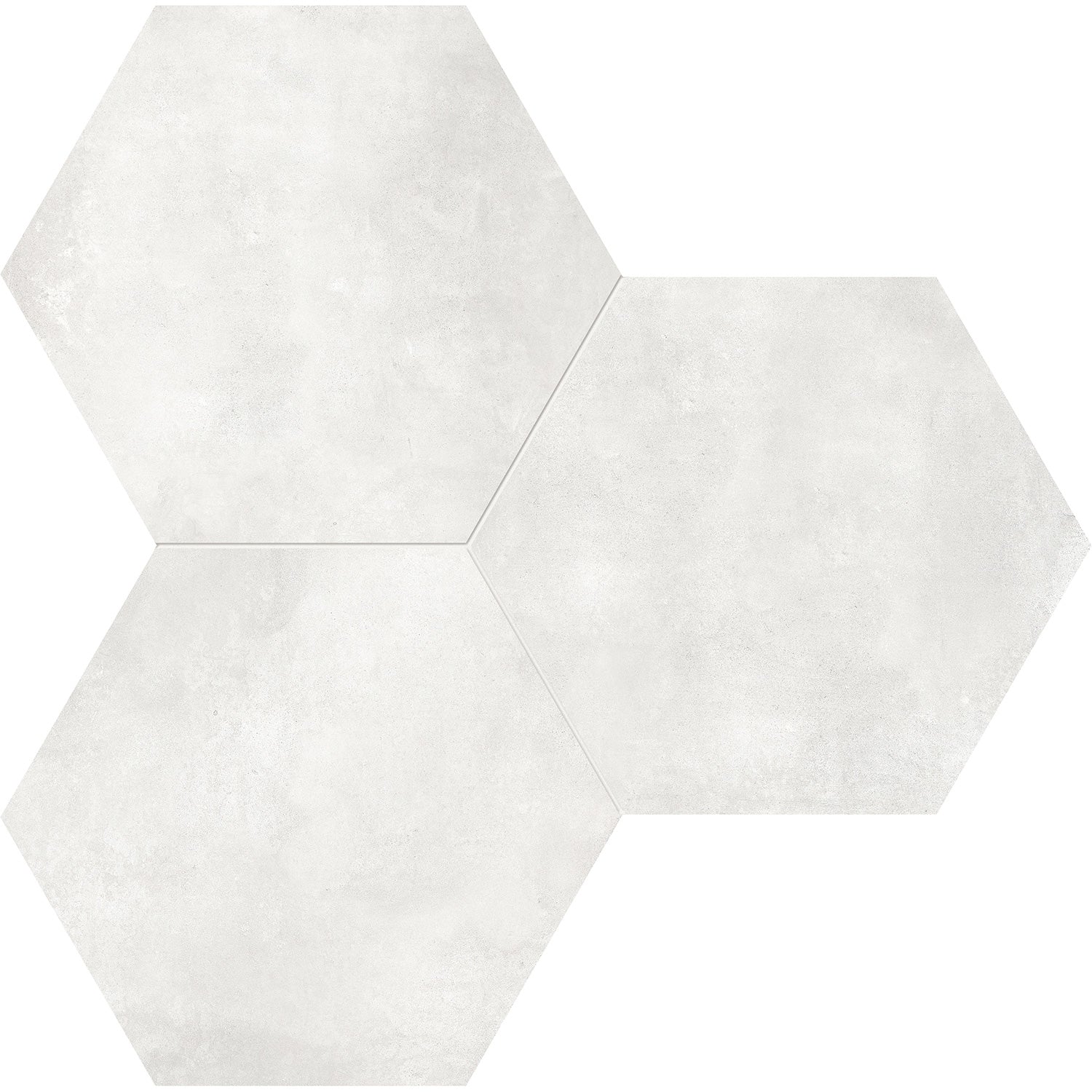 Anatolia - Form HD 7 in. x 8 in. Hexagon Porcelain Tile - Ivory