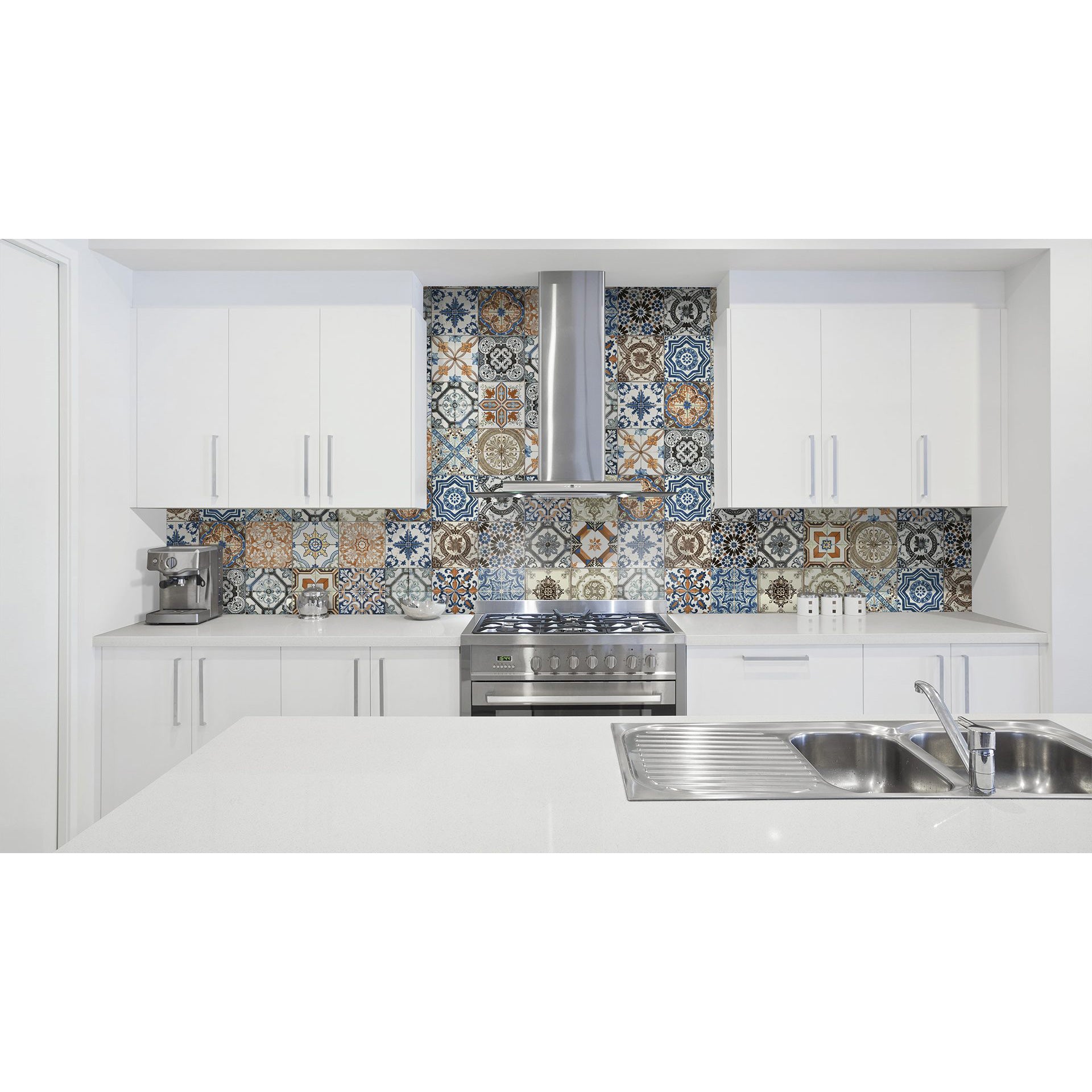 Anatolia - Marrakesh HD 8 in. x 8 in. Glossy Porcelain Tile - Color Mix