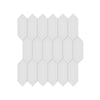 See Anatolia - Soho Porcelain 2 in. x 5 in. Picket Mosaic - Gallery Grey Matte