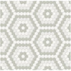See Anatolia - Soho Porcelain - Hexagon Pattern Mosaic - Morning Blend Matte