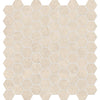 See Anatolia Mayfair 1.25 in. x 1.25 in. HD Porcelain Hexagon Mosaics - Allure Ivory (Polished)