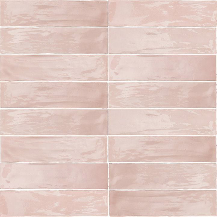 Arizona Tile - Flash 3" x 12" Ceramic Wall Tile - Blush