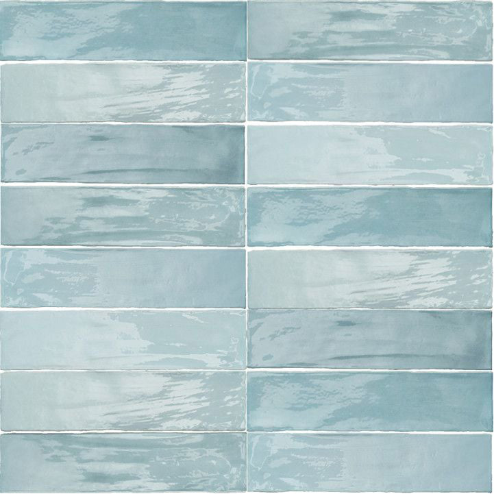 Arizona Tile - Flash 3" x 12" Ceramic Wall Tile - Light Blue