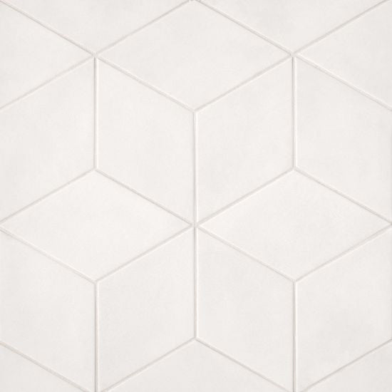 Bedrosians Tile & Stone - Allora 7.5" x 12.75" Field Tile - Solid White