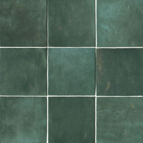 Bedrosians Tile &amp; Stone - Cloe 5&quot; x 5&quot; Wall Tile - Green