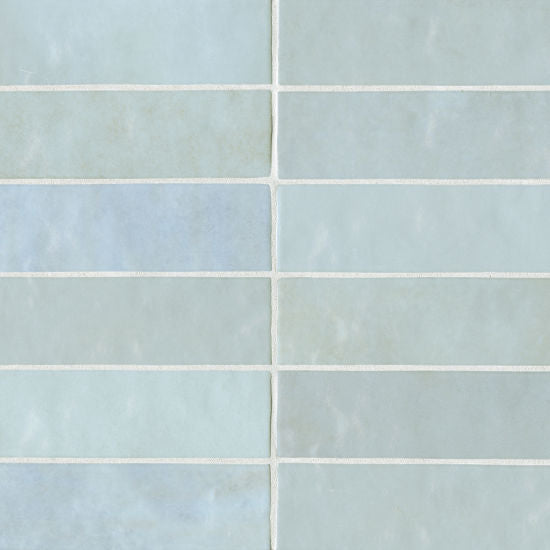 Bedrosians Tile &amp; Stone - Cloe 2.5&quot; x 8&quot; Wall Tile - Baby Blue