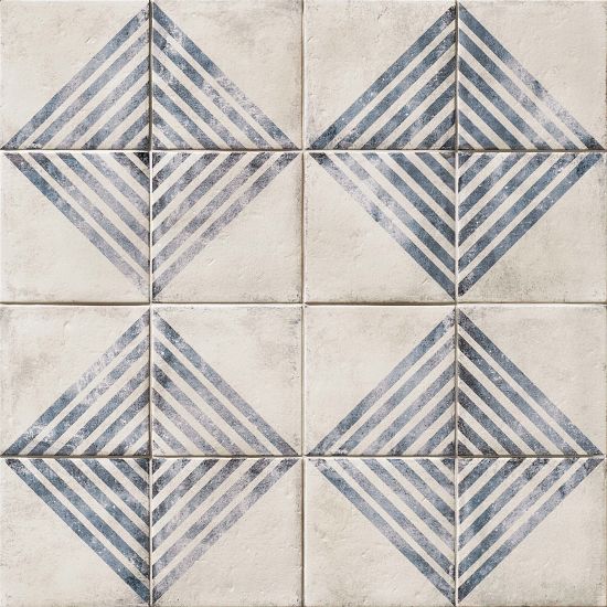 Bedrosians Tile & Stone - Vivace 9" x 9" Decorative Tile - Atlantic