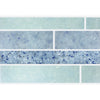 See Ceramica - Liquid Glass Wall Tile 14 in. x 18 in. - Bermuda Stick