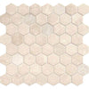 See Daltile Vintage Hex 1 ½ in. Hexagon Mosaic - Antique Beige