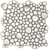 See Elysium - Growing Fancy White 11.5 in. x 11.5 in. Porcelain Mosaic