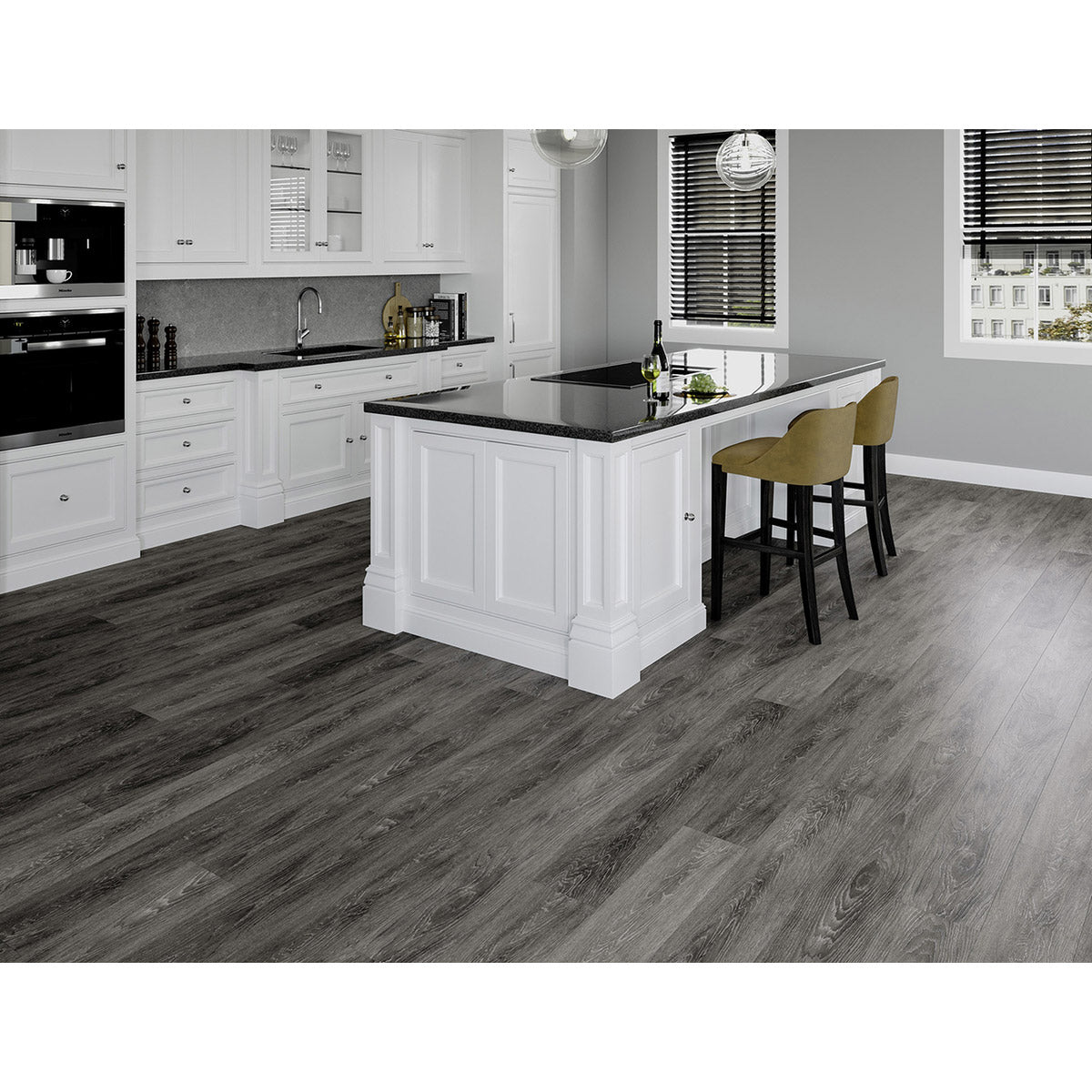Engineered Floors - Cascade Collection - 7 in. x 48 in. - Winchester Grey Room Scene