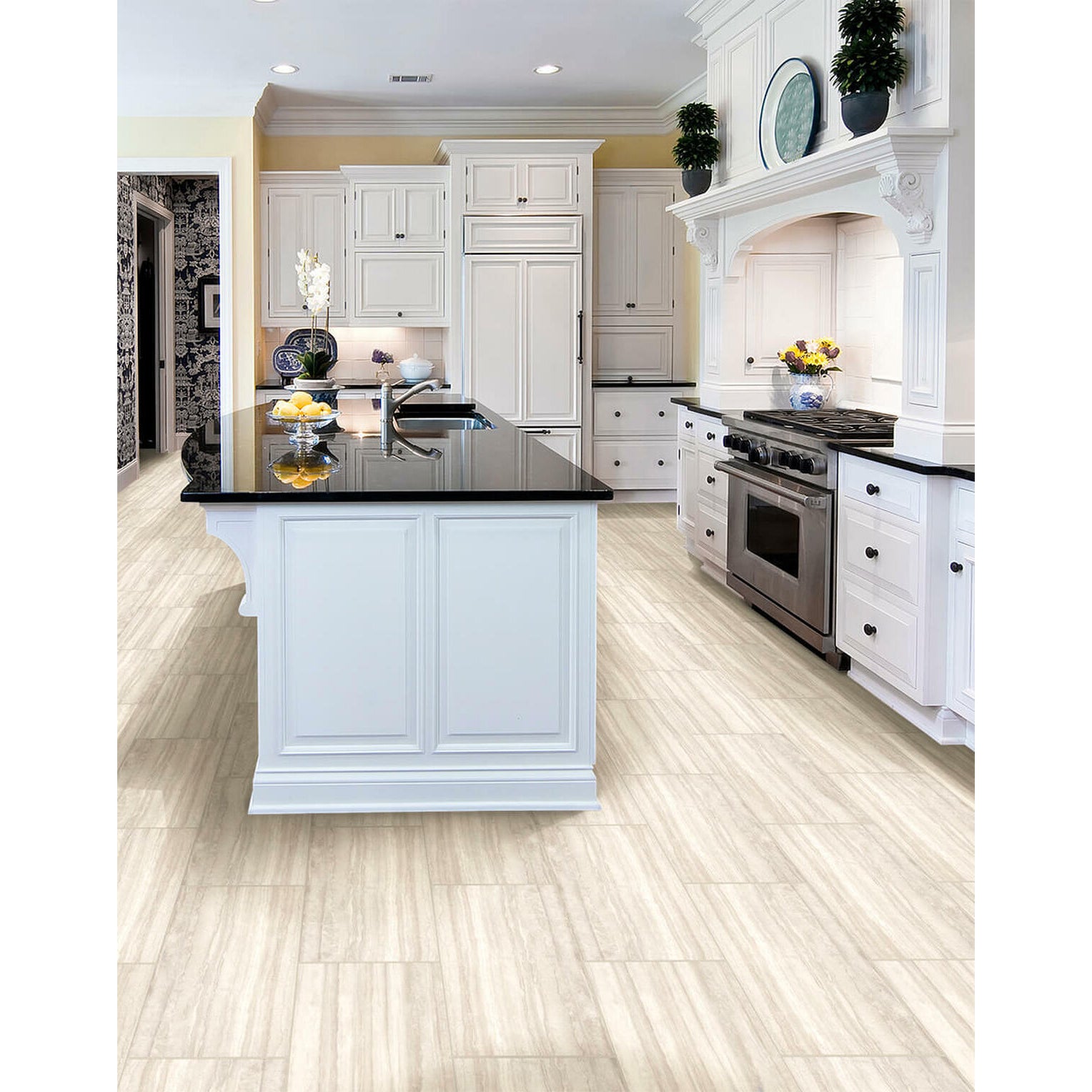 Engineered Floors - Revotec Collection- Pietra - 12 in. x 24 in. - Agate Ash