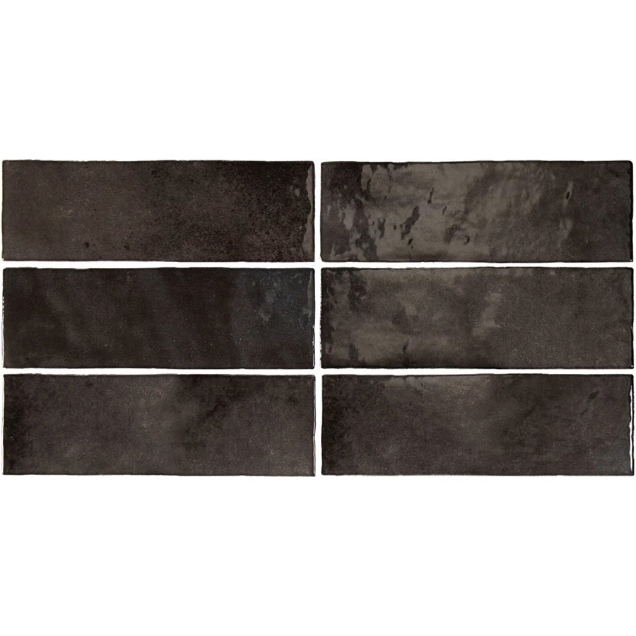Equipe - Artisan Collection - 2.5" x 8" Wall Tile - Graphite