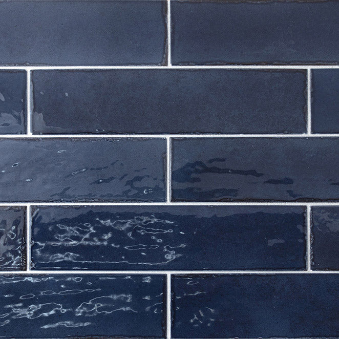 Equipe - Tribeca Collection - 2.5 in. x 10 in. Wall Tile - Blue Note