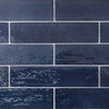 See Equipe - Tribeca Collection - 2.5 in. x 10 in. Wall Tile - Blue Note
