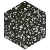 See SomerTile - Venice - Hexagon Porcelain Tile - Black