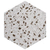See SomerTile - Venice - Hexagon Porcelain Tile - White