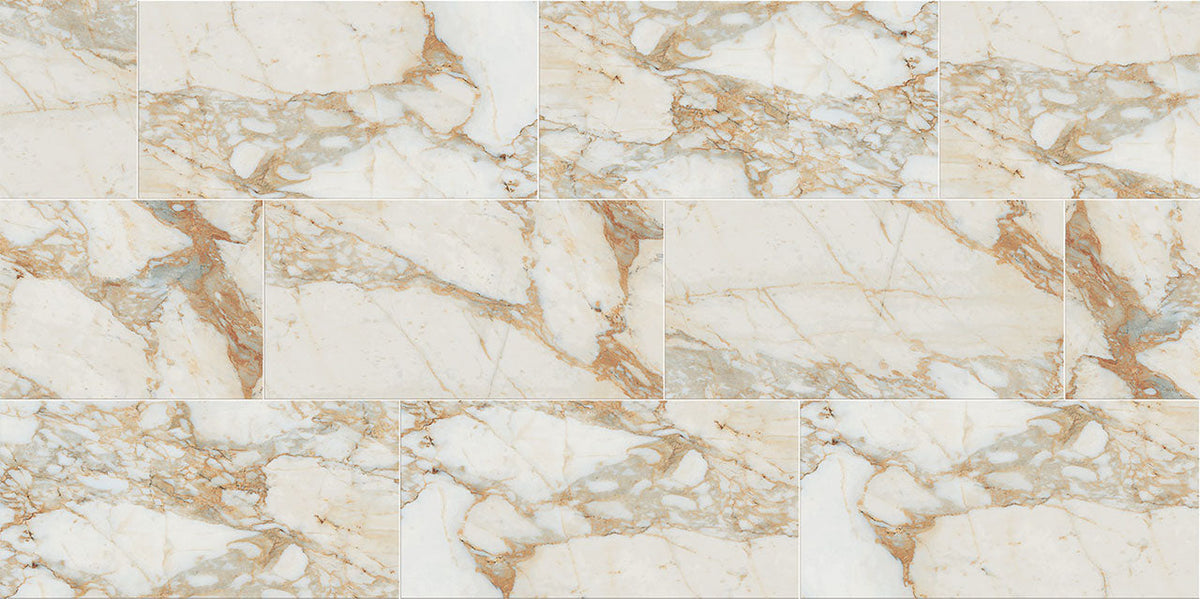 Floors 2000 - Classica 12 in. x 24 in. Matte Porcelain Tile - Calacatta Gold Variation