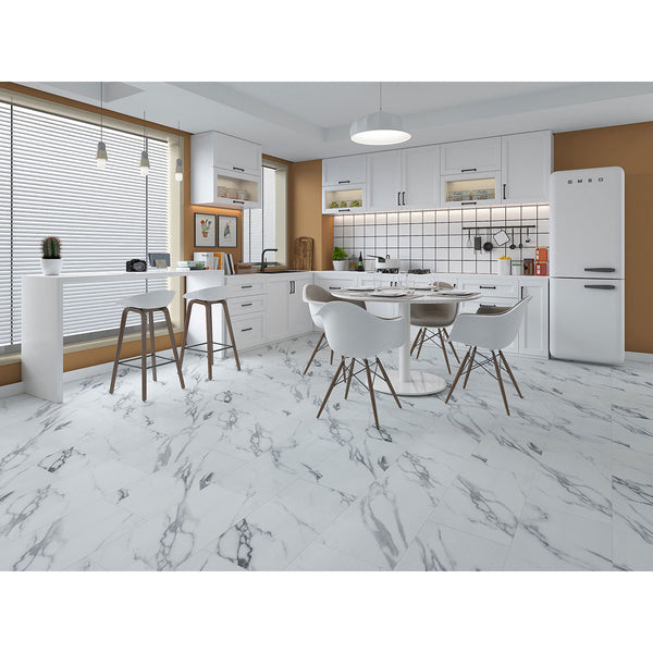 Tesoro - V-Lux Luxury Engineered Tile - Marfil - Floorzz