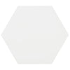 See Bestile - Meraki 7.7 in. x 8.9 in. Hexagon Porcelain Tile - Base Blanco