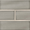 See MSI - Highland Park - 4 in. x 12 in. Dove Gray Subway Tile