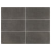 See Marazzi - Moroccan Concrete - 12 in. x 24 in. Porcelain Tile - Charcoal