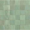 See Marazzi - Zellige Neo 4 in. x 4 in. Glazed Ceramic Wall Tile - Turchese