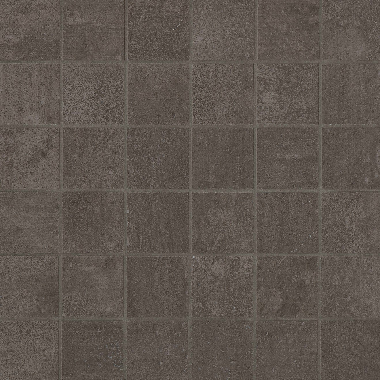 Bedrosians - Simply Modern - 2" x 2" Color body Porcelain Mosaic - Coffee