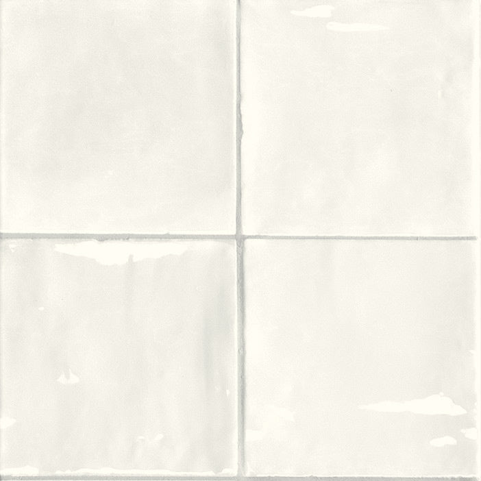 Sartoria - T Square Collection - 6 in. x 6 in. Wall Tile - First Snow
