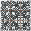 See SomerTile - Harmonia 13 in. x 13 in. Ceramic Tile - Vintage Black