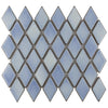 See SomerTile - Hudson Kite Porcelain Mosaic - Frost Blue