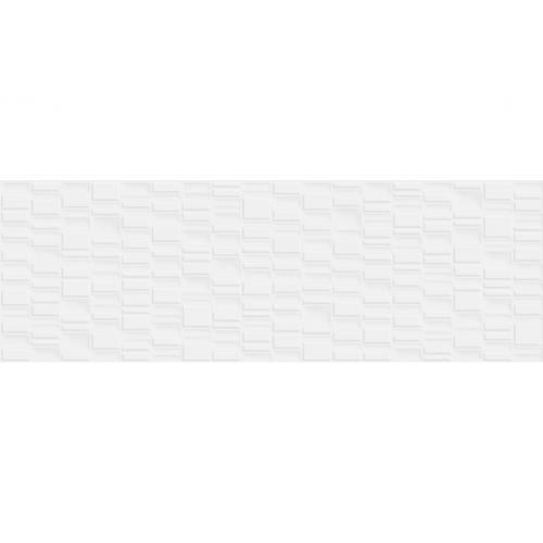 Tamiami - Candle 12" x 36" Rectified White Body Ceramic Tile - Blanco Minor Deco
