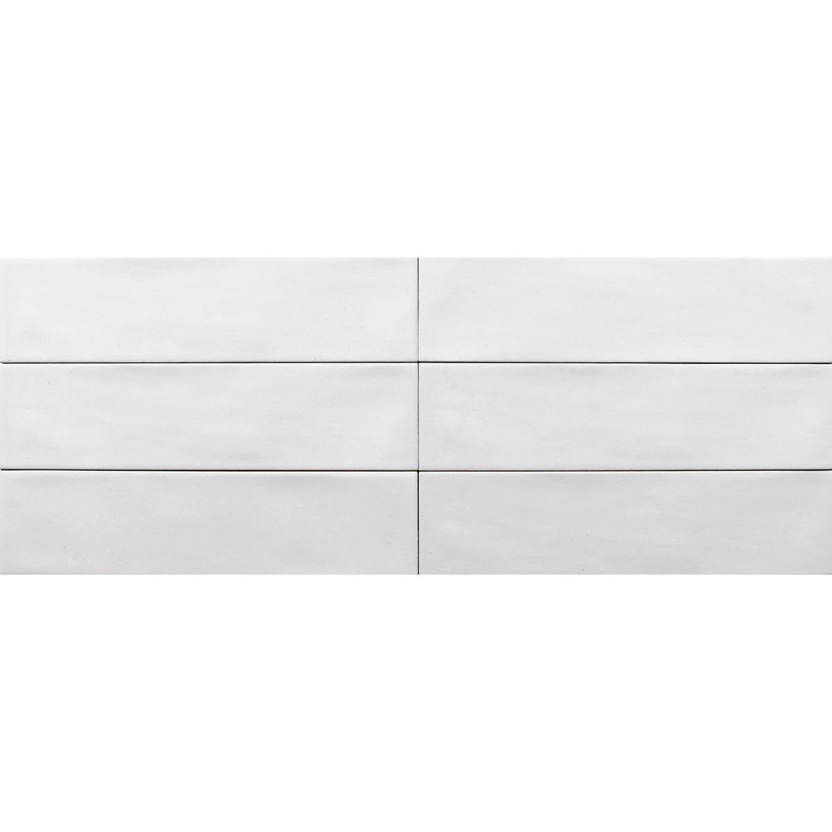 Tesoro - Albatross 3 in. x 12 in. Ceramic Wall Tile - White Extra