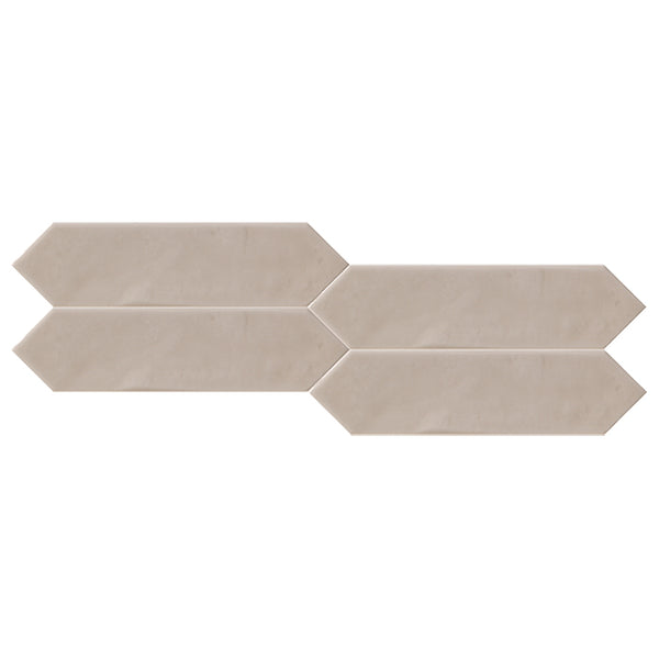 Tesoro Crayons White Matte Ceramic Tile